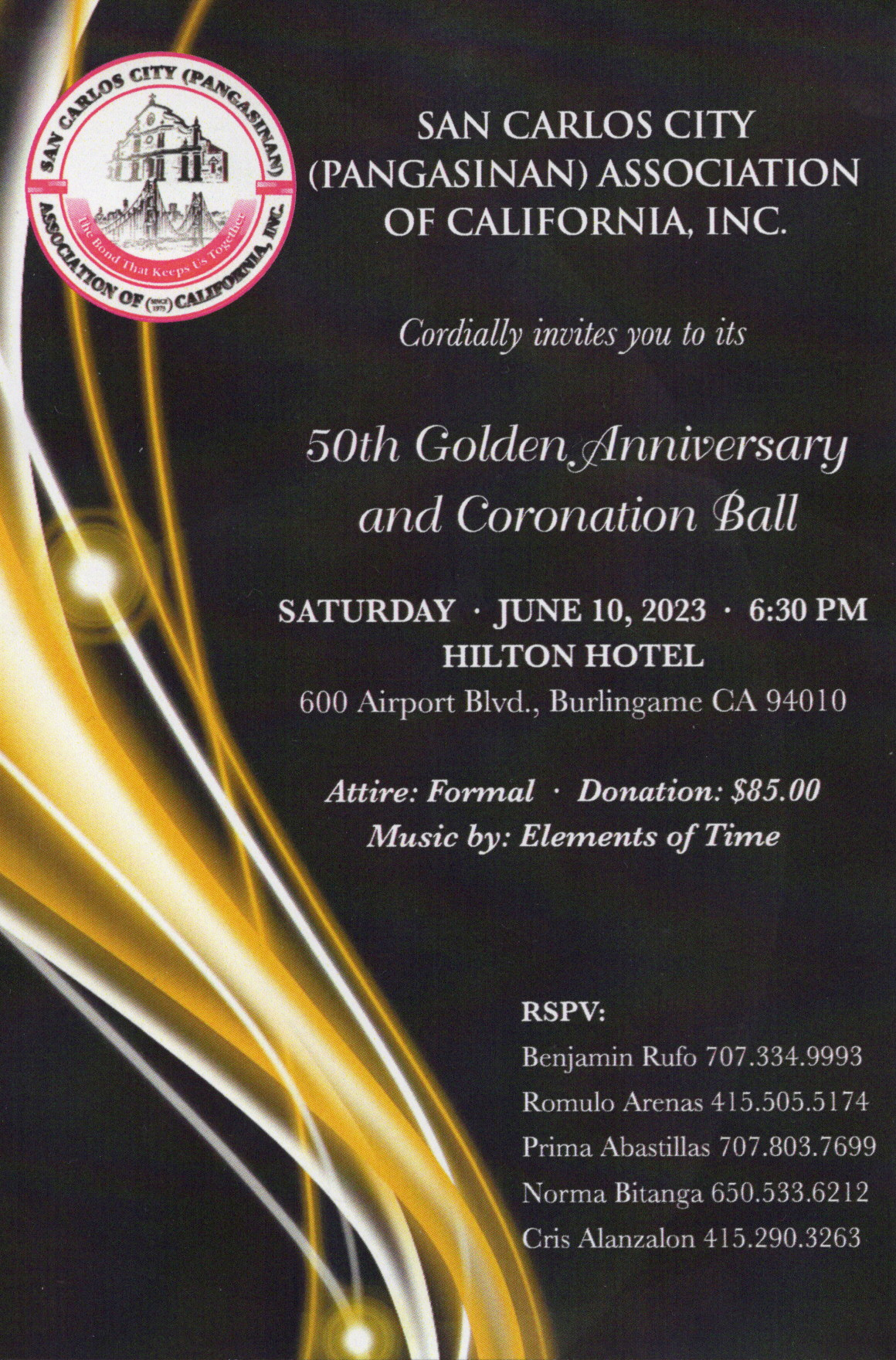 San Carlos City (Pangasinan) Association of California, Inc.